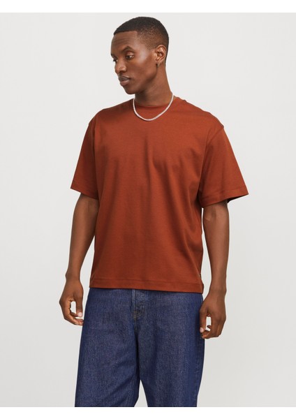 Erkek Loose Fit Kisa Kollu Tisört - Urban