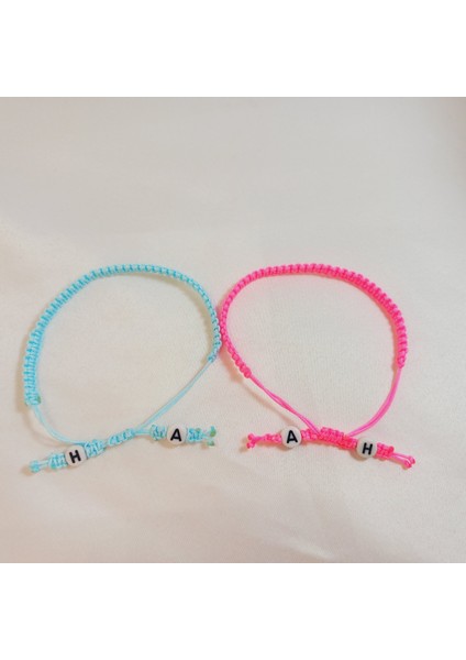 Stitch 2'li Harfli Bileklik Sevgili/Çift/Arkadaş Bilekliği Unisex Harf Detay Bileklik Harf Bileklik modelleri