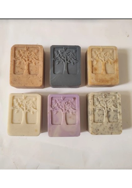 Özel Gün, Kutlama, Hediyelik Doğal Sabun Seti (6 Adet), El Yapımı Zeytinyağlı Sabun Seti