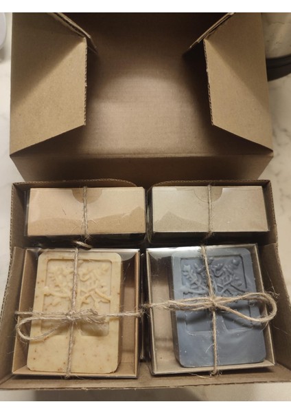 Özel Gün, Kutlama, Hediyelik Doğal Sabun Seti (6 Adet), El Yapımı Zeytinyağlı Sabun Seti fırsatları