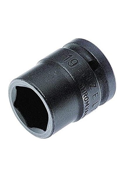 1113067013 1/2" Altı Köşe Havalı Lokma Anahtar, Siyah, 13 mm
