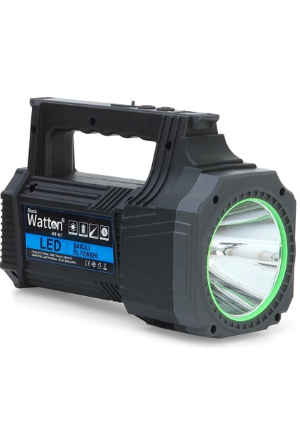 LED Şarjlı El Feneri 25W WT-417