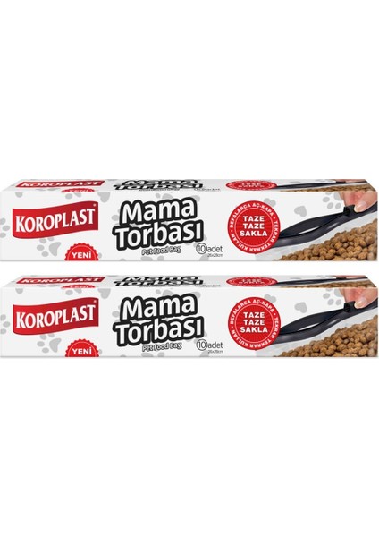Mama Torbası 10 Lu 26 x 28 cm x 2 Paket