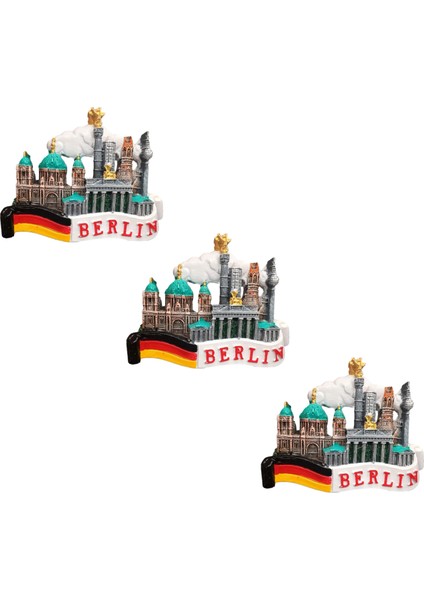 Buzdolabı Magneti - 3 Adet Berlin