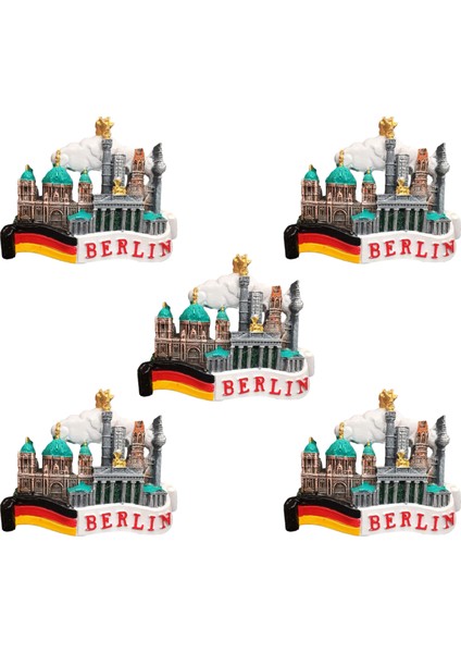 Buzdolabı Magneti - 5 Adet Berlin