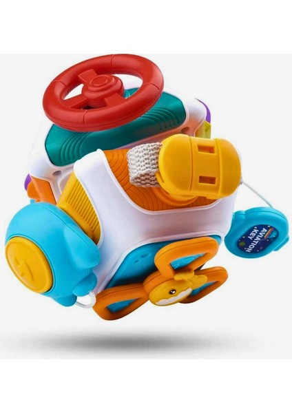 Eğitici Eğlendirici Çok Amaçlı Aktivite Oyuncağı Montessori Ince Motor Kas Gelişimi (14X14X15CM) fırsatları