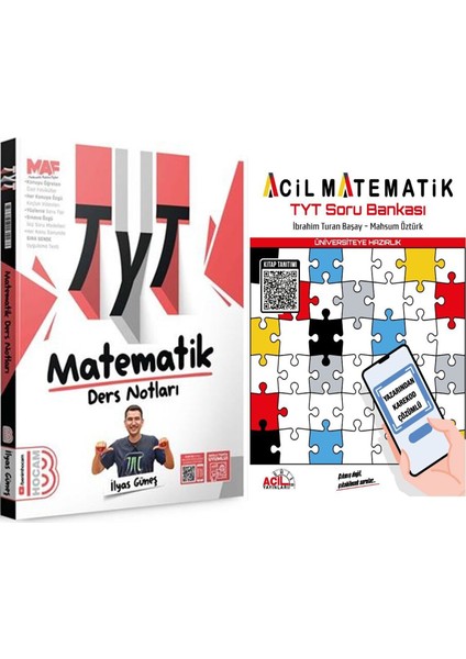 Tyt Matematik Video Ders Defteri ve Matematik Soru Bankası Seti 2 Kitap
