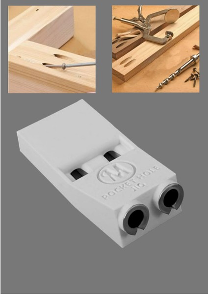 Gizli Cep Deliği Oluşturma Aparatı 3/8" (Pocket Hole Jig)