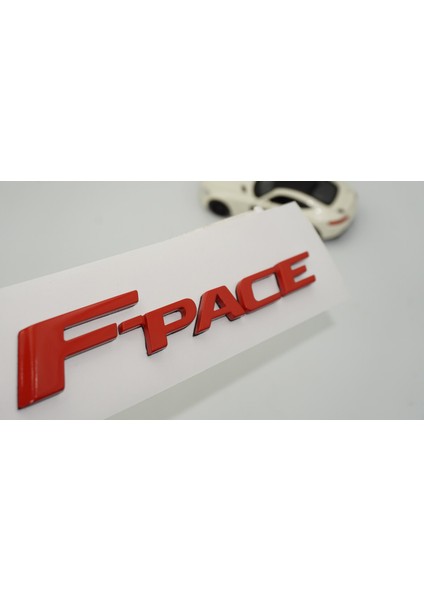 F-Pace 3m Kırmızı Abs Bagaj Yazı Logo Jaguar Ile Uyumlu
