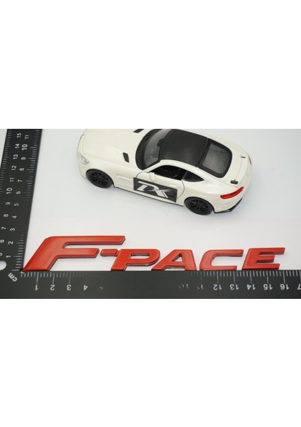 F-Pace 3m Kırmızı Abs Bagaj Yazı Logo Jaguar Ile Uyumlu modelleri