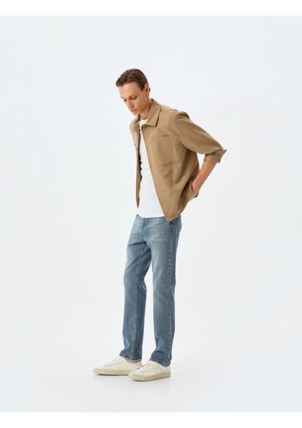 Straight Fit Kot Pantolon - Mark Jean