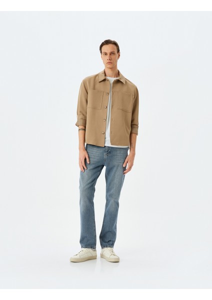 Straight Fit Kot Pantolon - Mark Jean