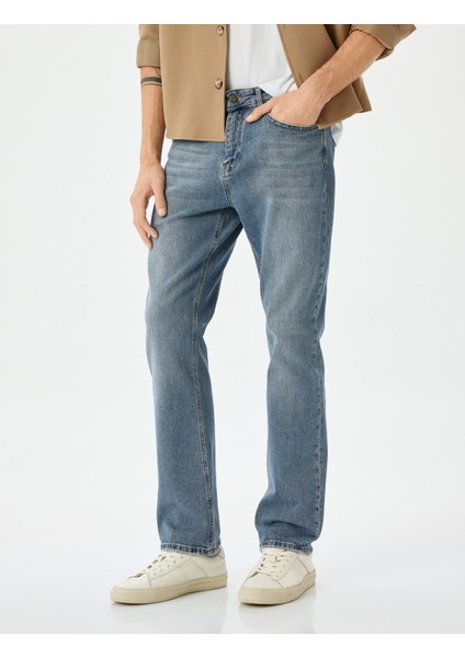 Straight Fit Kot Pantolon - Mark Jean