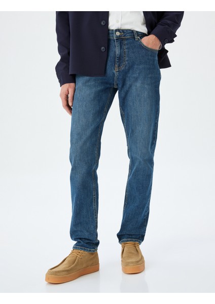 Slim Fit Kot Pantolon - Brad Jean