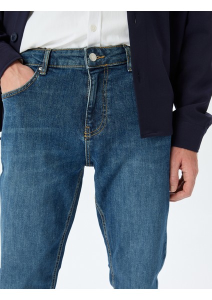 Slim Fit Kot Pantolon - Brad Jean
