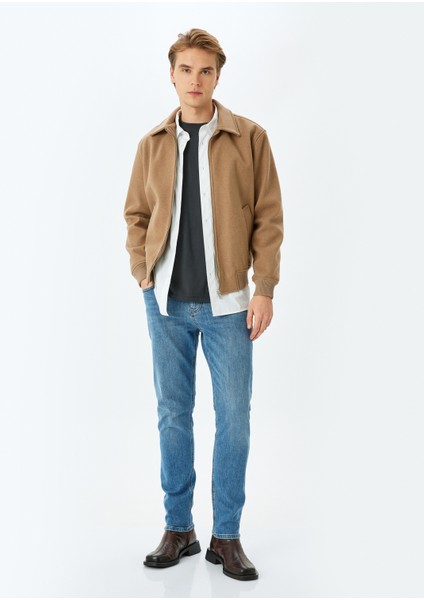 Slim Fit Kot Pantolon - Brad Jean