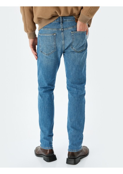 Slim Fit Kot Pantolon - Brad Jean