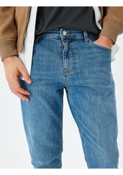 Slim Fit Kot Pantolon - Brad Jean