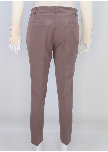 59019 Önü Düğmeli ve Fermuarlı Klasik Kdar Paça Pantolon Qks Pantolon 59019 #23-09#