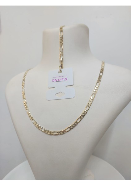Vıp Xuping Figaro Model Kolye ve Bileklik Set