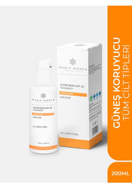 Güneş Koruyucu Krem Spf 50 - 200ml modelleri