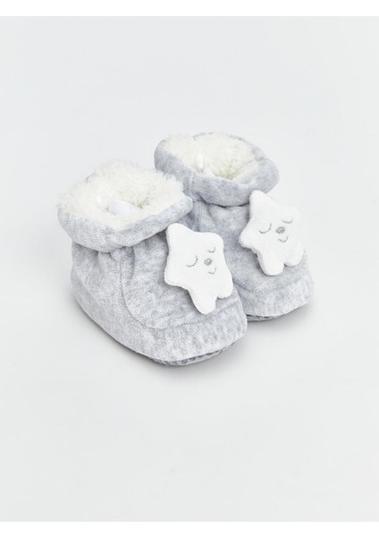 Nakışlı Pelüş Kız Bebek Ev Botu