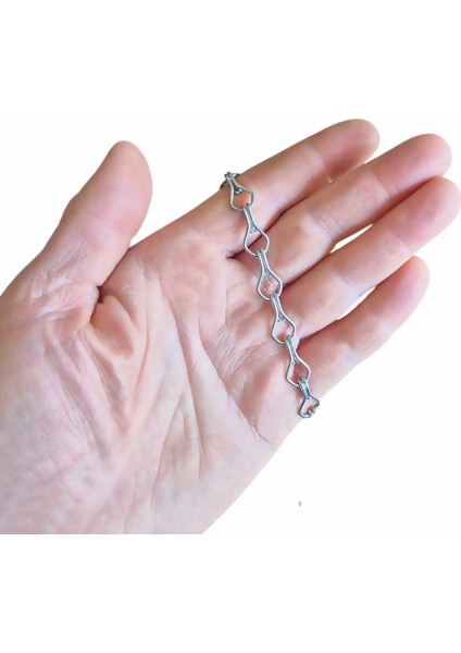 Metal Zincir Ayna Avize Floresan Saksı Askı Zinciri -10 Metre