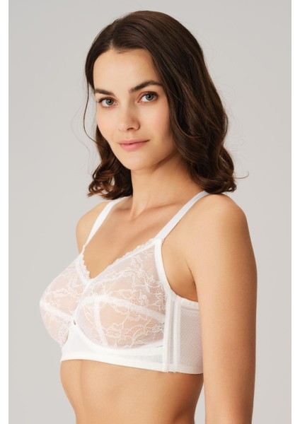 Kadın Balenli Desteksiz Dolgusuz Toparlayıcı Dantelli Küçültücü Sütyen (3769) modelleri