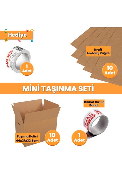 Mini Taşınma Seti -Koli-Eşya Taşıma - Taşıma Kolisi