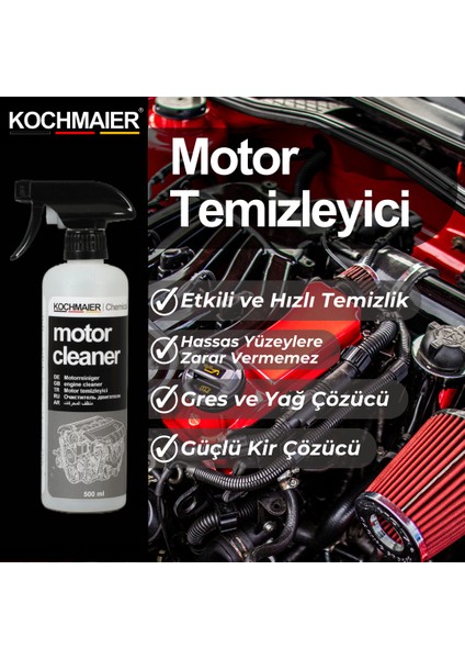 Motor Temizleme Spreyi - Dış Yüzey Yağ Kir Sökücü 500 ml