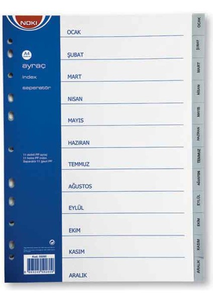 Ayraç Pp Ocak-Aralık