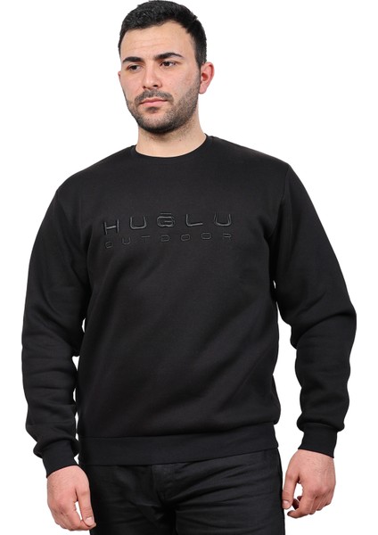 Siyah Basic Sweatshirt