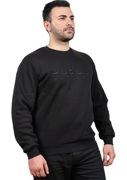 Siyah Basic Sweatshirt modelleri