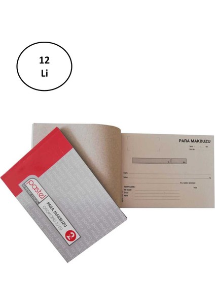 Para Makbuzu A5 Otokopili 2/50 Büyük 12'li