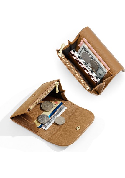 Bayanlar Ince Para Cüzdanı Yaratıcı Kısa Çok Fonksiyonlu Kartvizit Madeni Para Çantası Kart Tutucu (Yurt Dışından) fiyatları