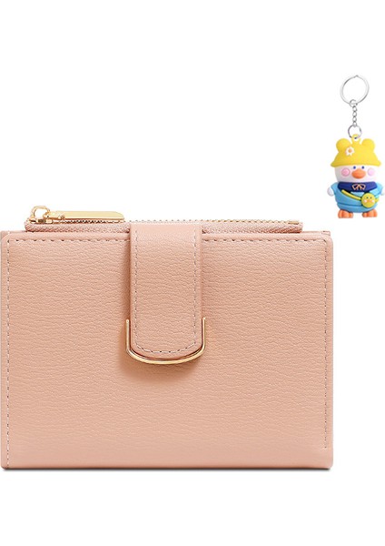 Cüzdan Kadın Kısa Cüzdan Iki Katlı El Kartvizit Gümüş Cüzdan (Yurt Dışından)