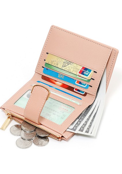 Cüzdan Kadın Kısa Cüzdan Iki Katlı El Kartvizit Gümüş Cüzdan (Yurt Dışından) fiyatları