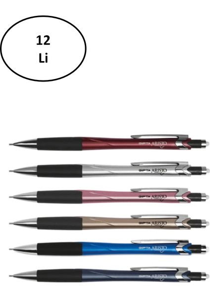 Versatil Uçlu Kalem Aristo 0.7 mm Gül Pembe 12'li