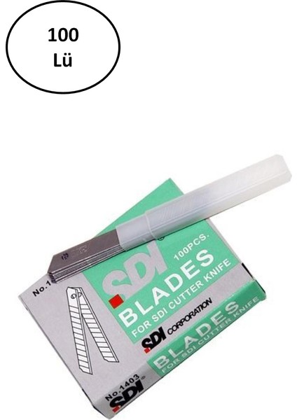 Esmo SDI-1403 Maket Bıçağı Yedeği Dar 1403 100'LÜ