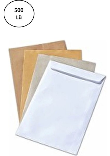 Asil Doğan AS-0801 Torba Zarf Imt.kraft 130X170 90 gr 500'LÜ