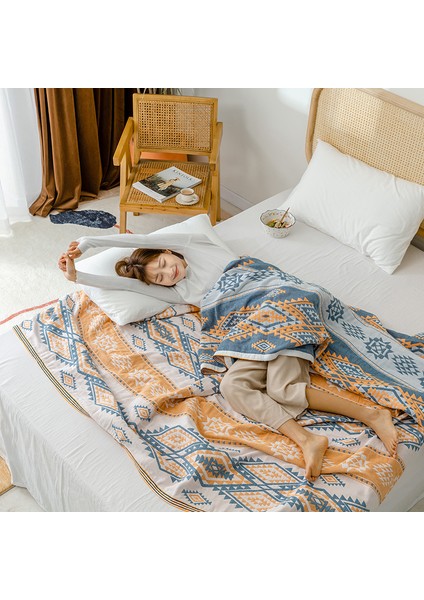 Bohem Tarzı %100 Pamuklu Ince Battaniye Çok Işlevli Battaniye 200*230CM Stil 2 (Yurt Dışından) fırsatları
