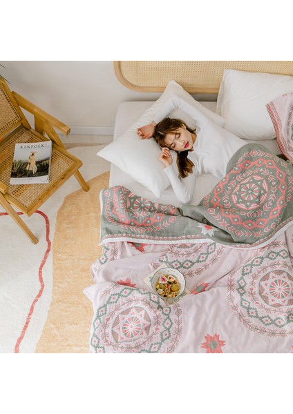 Bohem Tarzı %100 Pamuklu Ince Battaniye Çok Işlevli Battaniye 150*200CM Stil 7 (Yurt Dışından) modelleri
