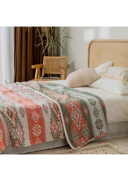 Bohem Stili %100 Pamuklu Ince Battaniye Çok Işlevli Battaniye 150*200CM Stil 10 (Yurt Dışından) modelleri
