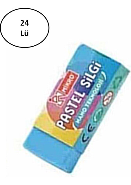 Pastel Silgi (2B-24P) 24'lü