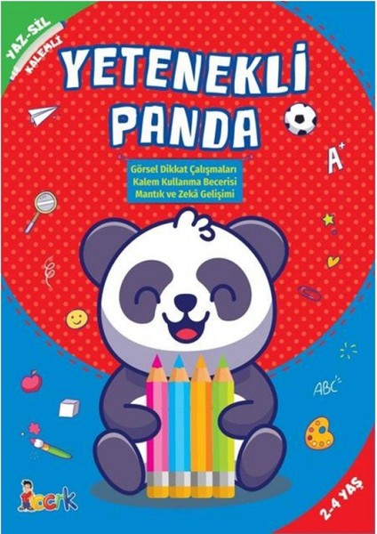 Yaz-Sil Kitapları Yetenekli Panda