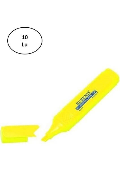 Rubenıs Fosforlu Sarı Kalem RF-315/S 10'lu