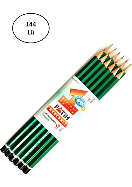 Kurşun Kalem Mercanlı 144'LÜ