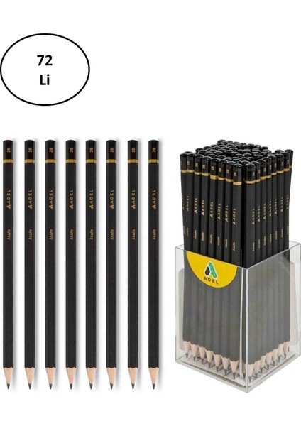 Matte 2b Kurşun Kalem Klasik 72'li