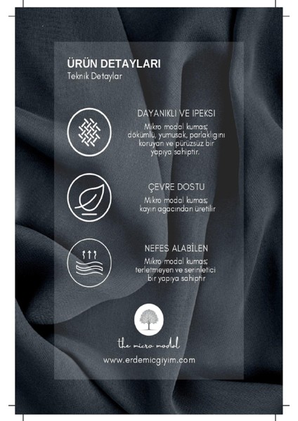 Siyah Micro Modal Premium Erkek Uzun Boxer