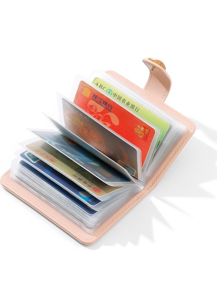 Sevimli Kız Kısa Gevşek Yapraklı Mini Kart Tutucu Taşınabilir Büyük Kapasiteli Depolama Kimlik Cüzdanı (Yurt Dışından) fiyatları